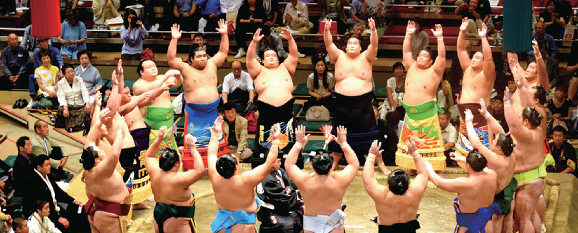 Sumo wrestling in Ryogoku G'Day Japan!